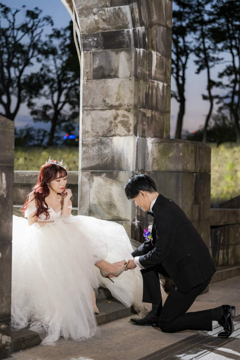 ロマンチックなシンデレラショット