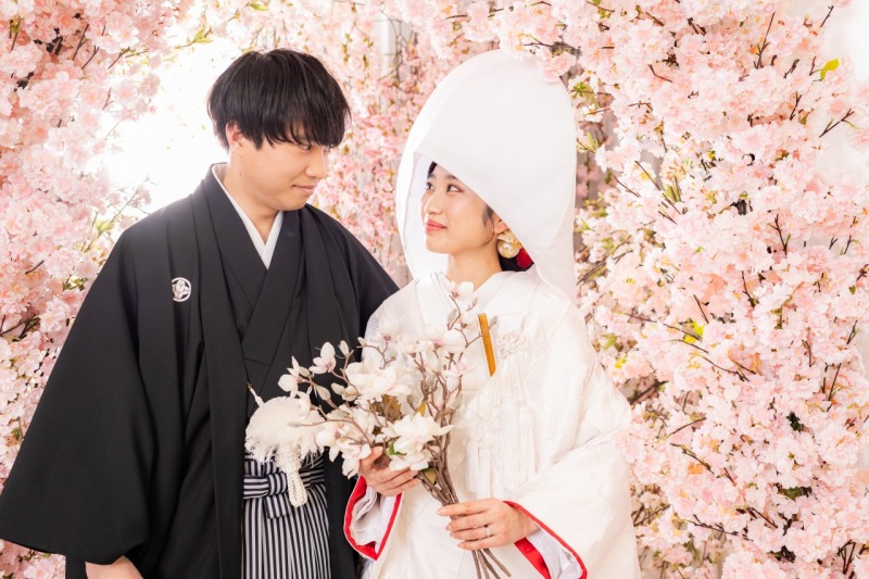 1年中いつでも桜との撮影可能♪
