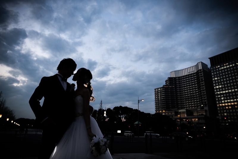 パレス背景に☆