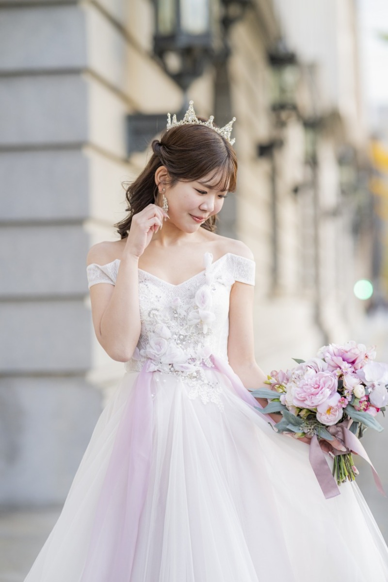 ピンクがお好きなご新婦様♡