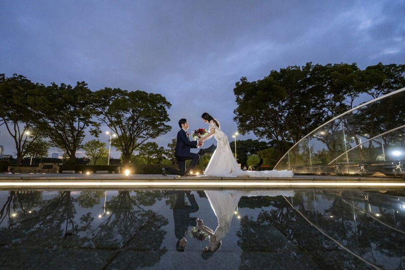 和田倉噴水公園での一枚