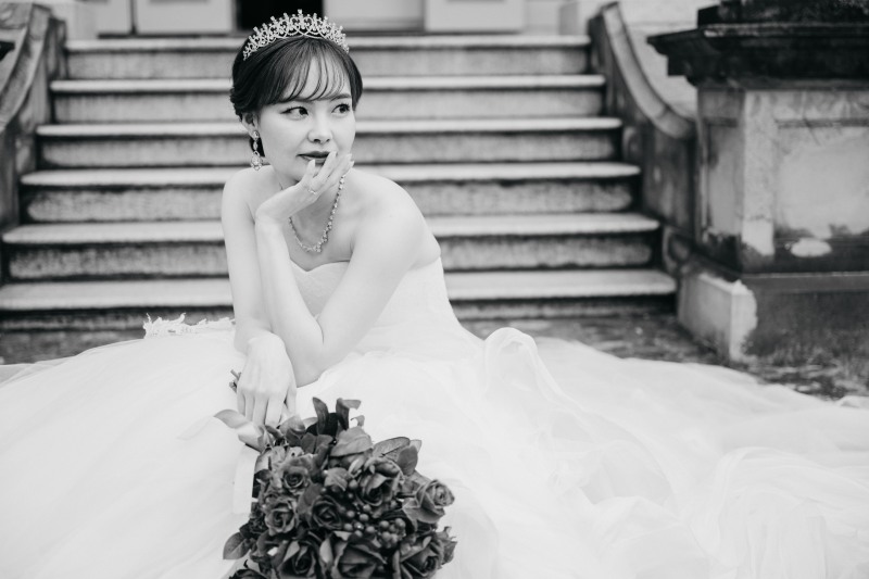 モノクロのショットも