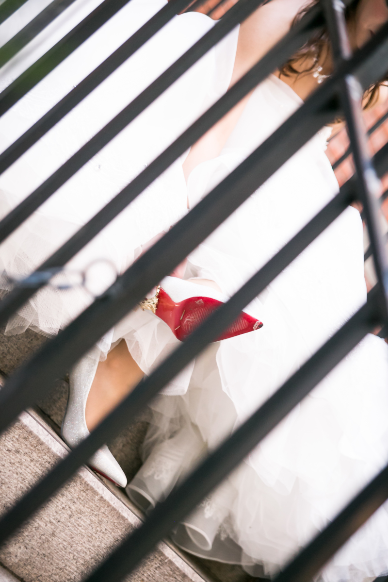 お靴を履くショット☆