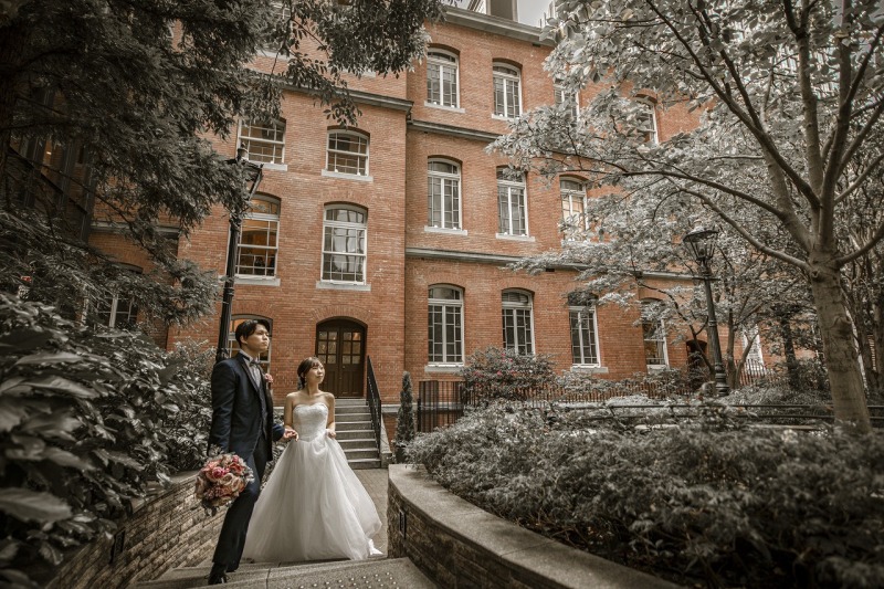 緑のある場所で