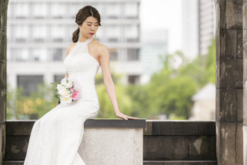 優雅にお座りいただくソロショット♪