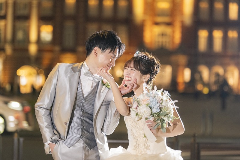 ほっぺをプニッと♡