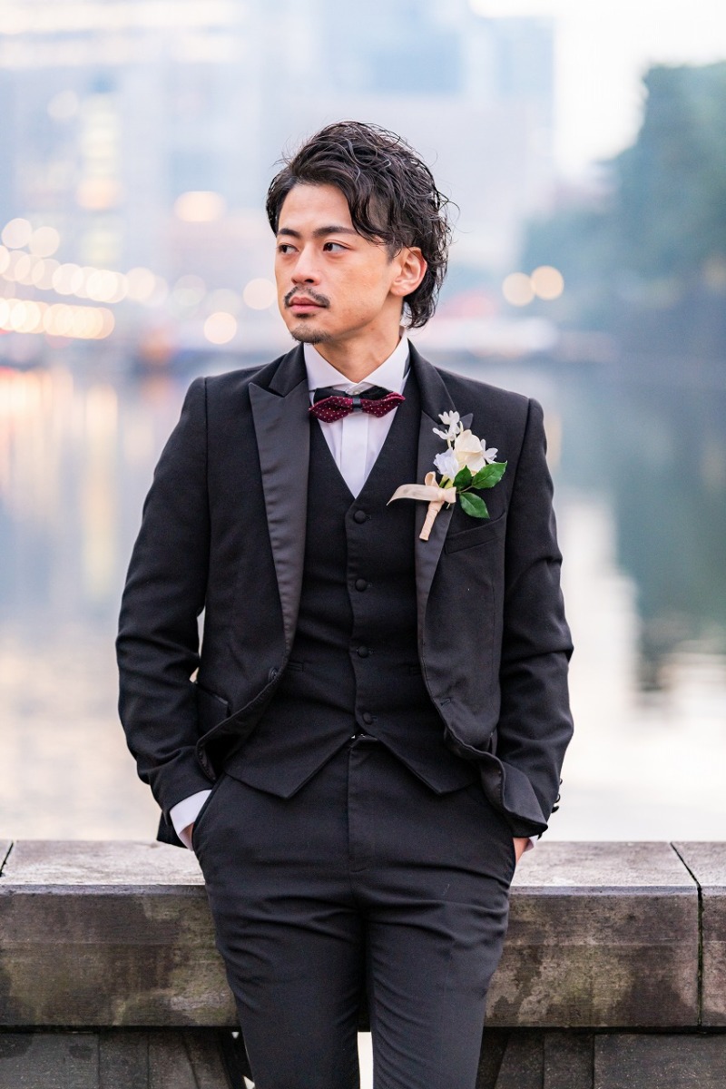ご新郎様ソロショット