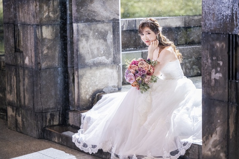 お座りショット♪