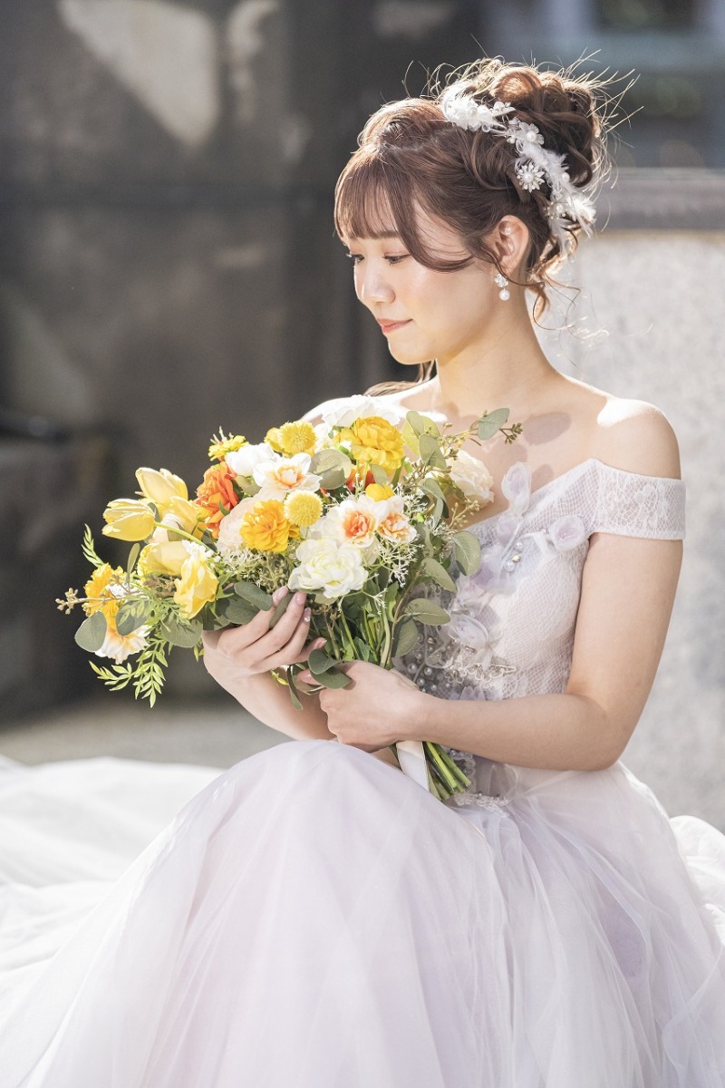 ブーケと一緒に♪