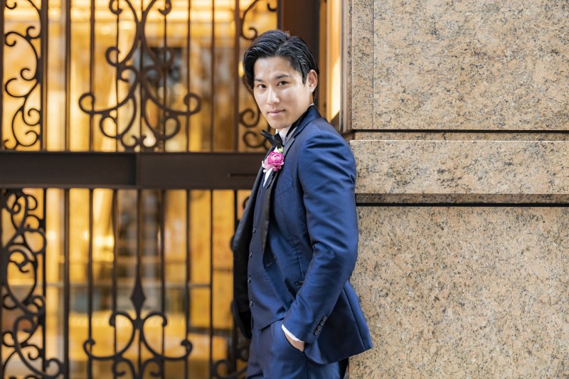 ご新郎様ソロショット