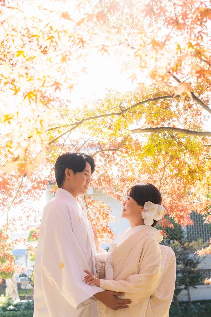 紅葉×白無垢
