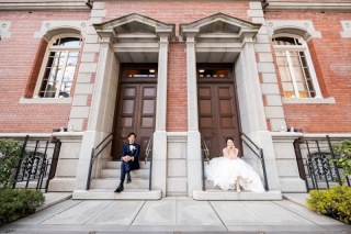 ふわふわドレスのクリフで前撮り☆