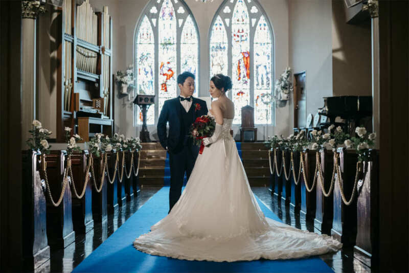 おふたり見つめ合って