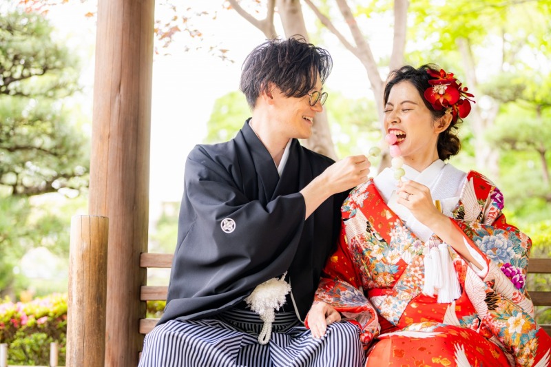 お団子あーんショット♡