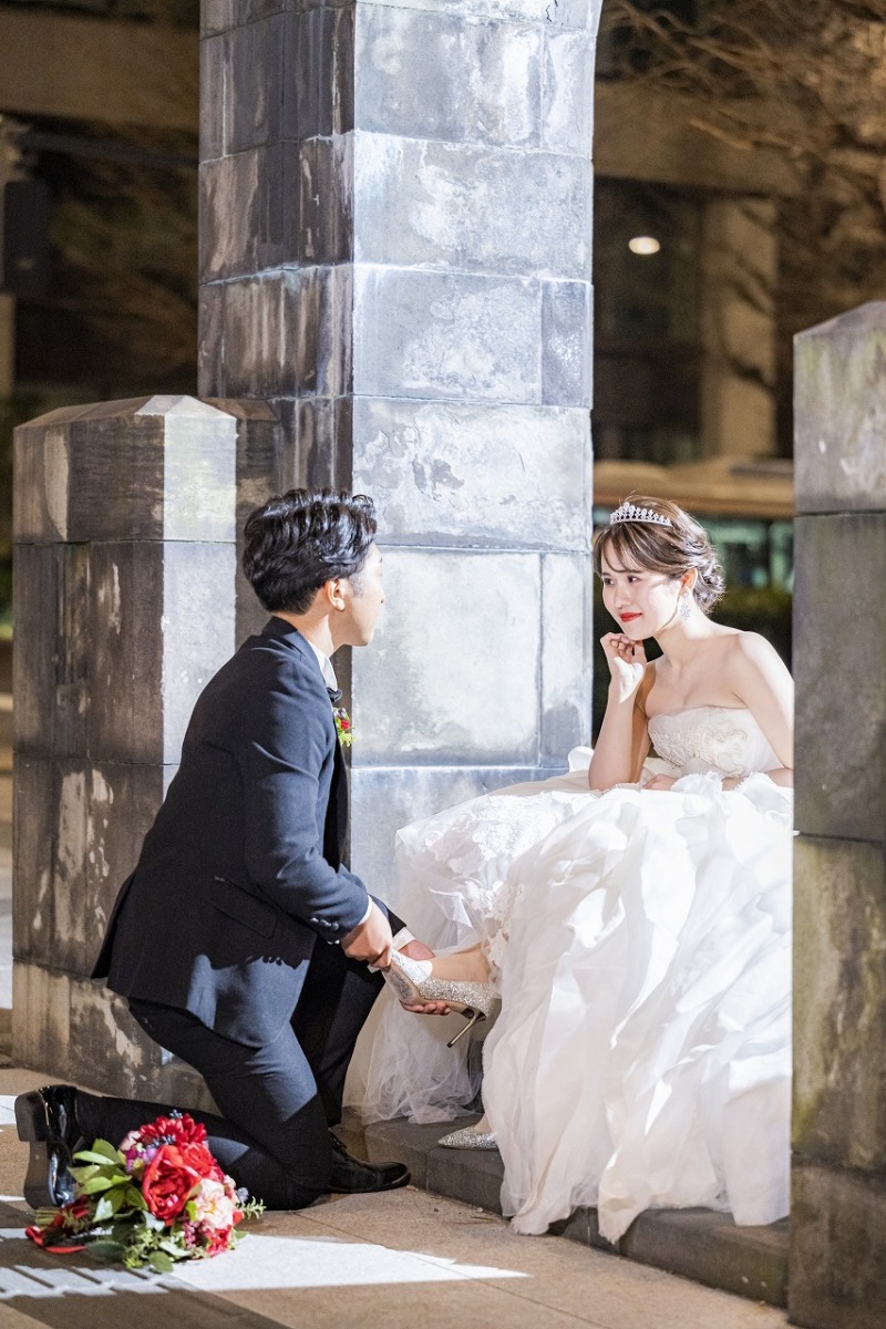 和田倉門でシンデレラショット♡