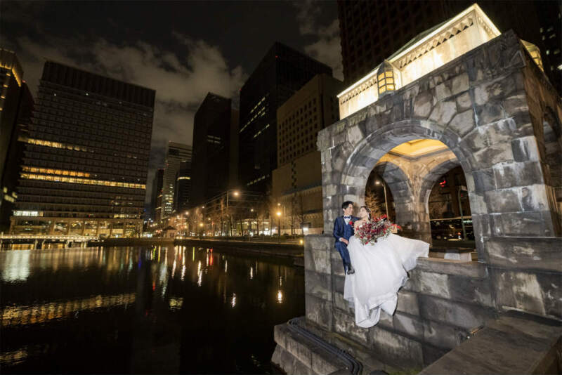 夜景を臨む和田倉門