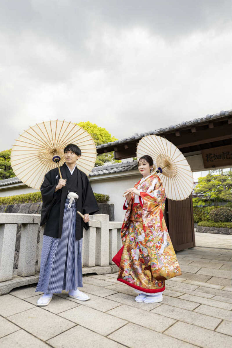 和装で前撮り孔雀プラン♪