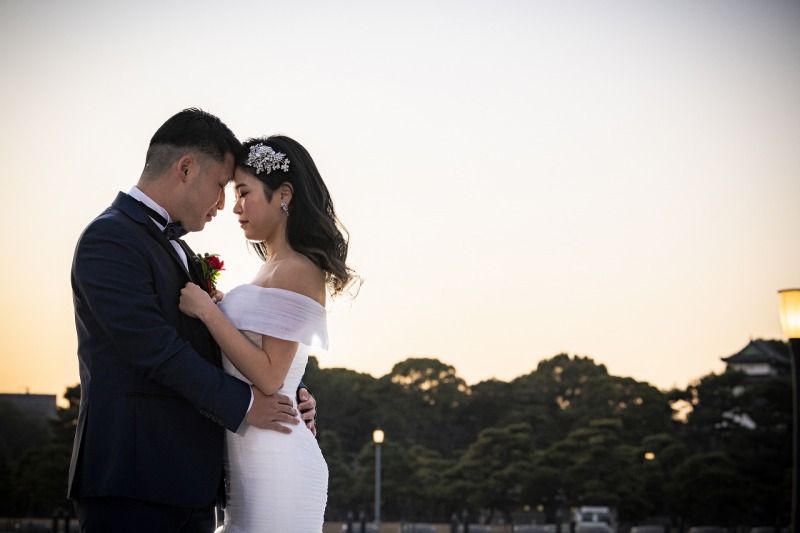 おでこをこつん☆