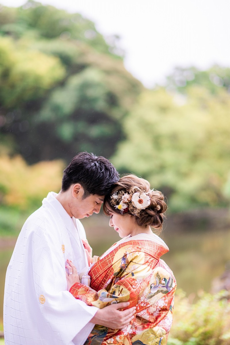 目閉じショット