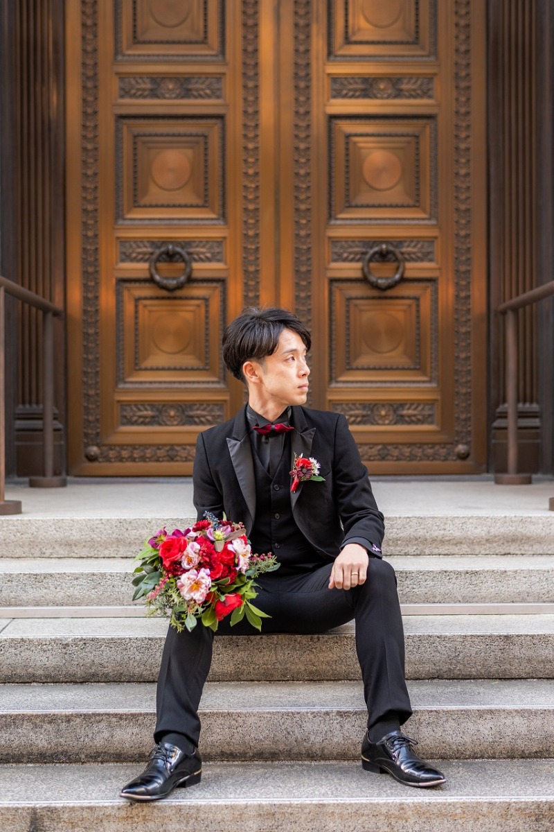 ご新郎様ソロショット！