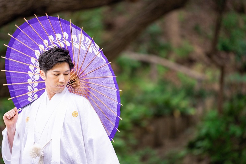 ご新郎様のソロショット