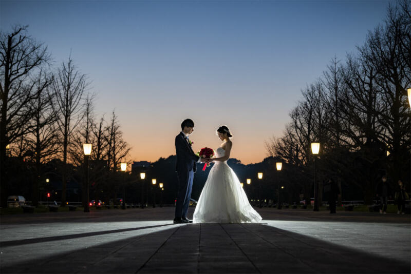 行幸通りでトワイライトショット♪