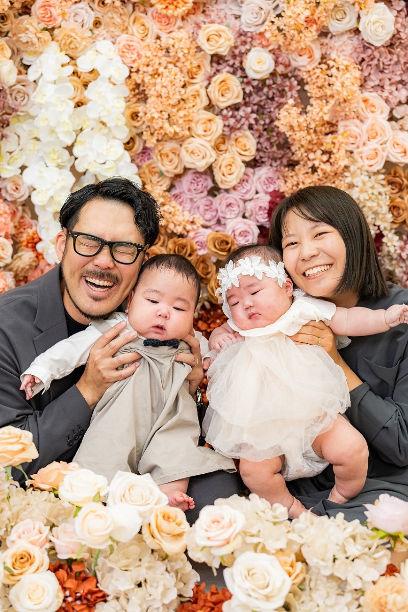 双子ちゃんと過ごす笑顔いっぱいの時間