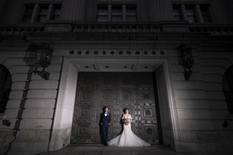 安田生命ビルで重厚な一枚を