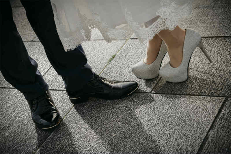 お足元ショット