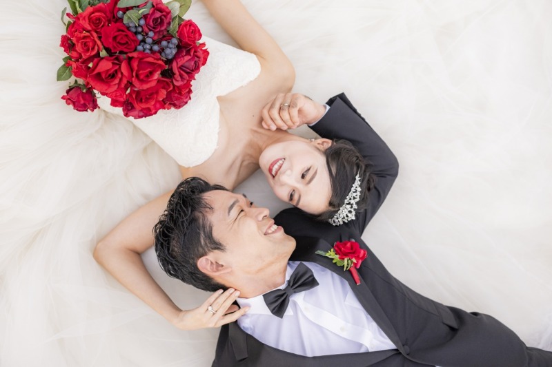 お着替えを行って洋装撮影へ