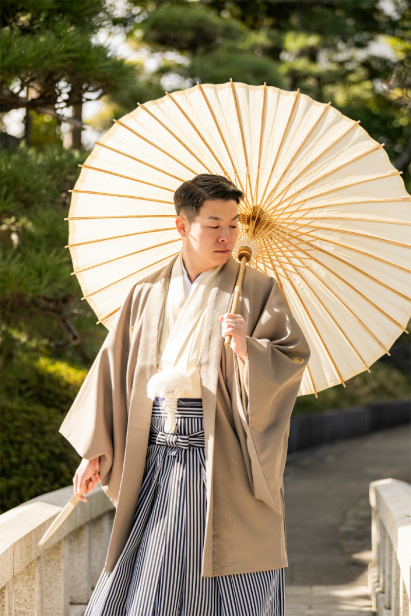 ご新郎様の凛々しいワンショット