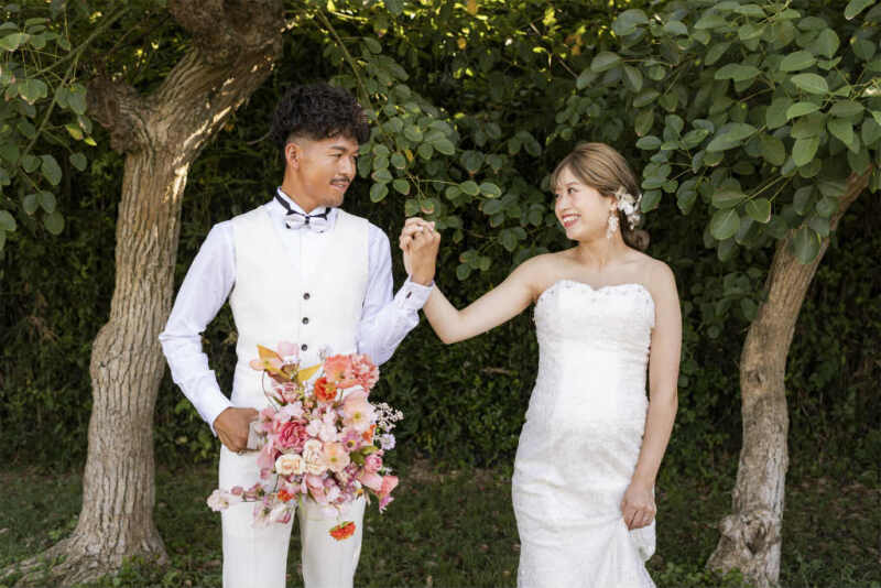 恋人繋ぎショット♡