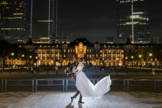 日本橋、東京駅でお昼間も夜もたっぷり楽しむ前撮りフォト！