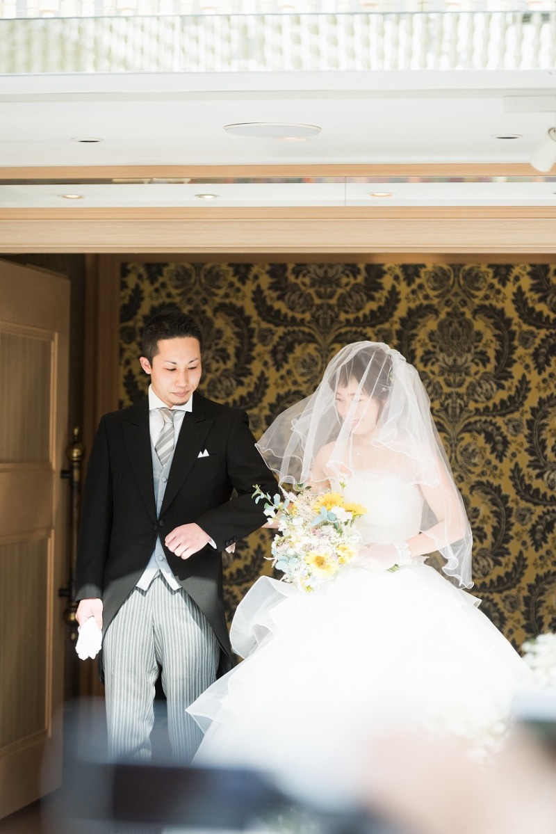 ご新婦様の入場