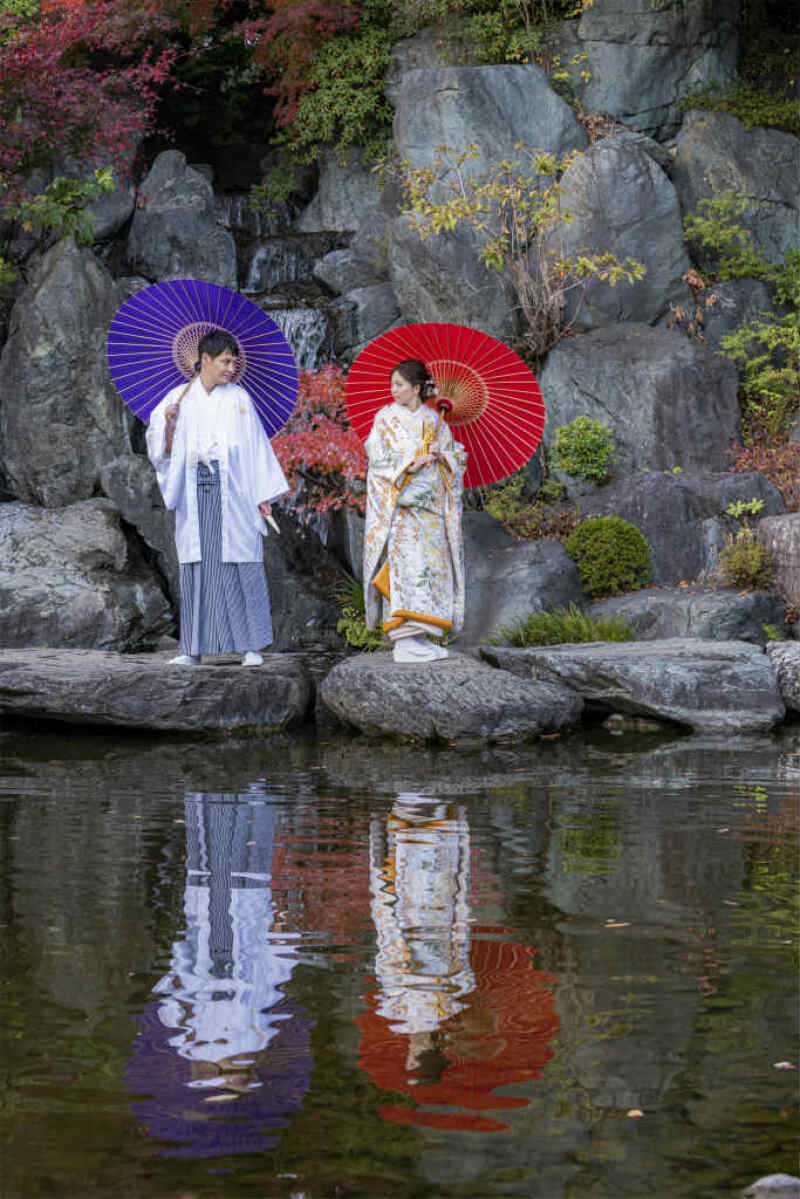 水面に映る雅な一枚