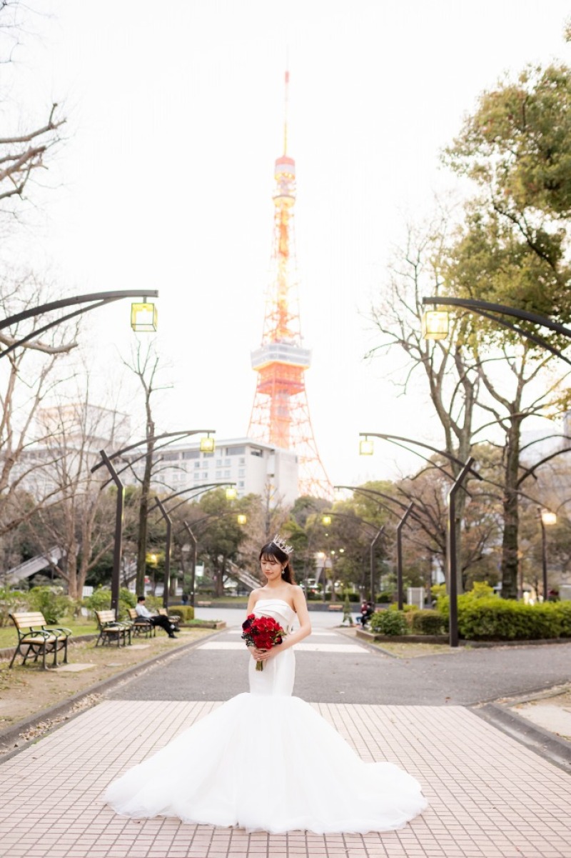 まずはご新婦様のソロショットから♡