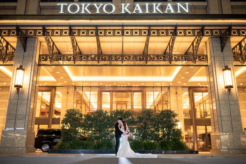 東京會舘でおでここつん♡