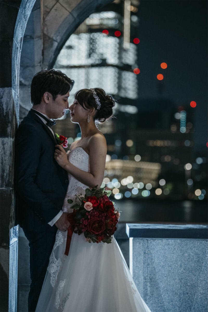 和田倉門でお鼻をこつん♡