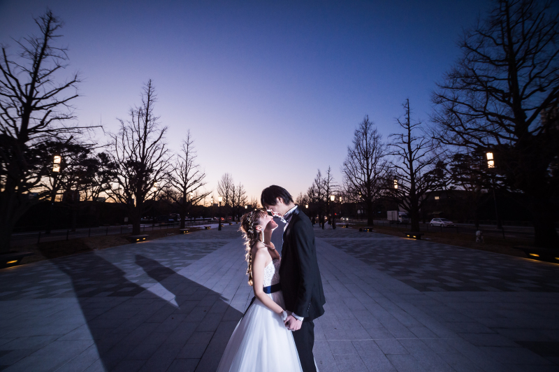 青とオレンジのコントラストが素敵☆