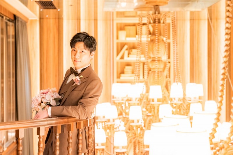 ご新郎様のソロショット