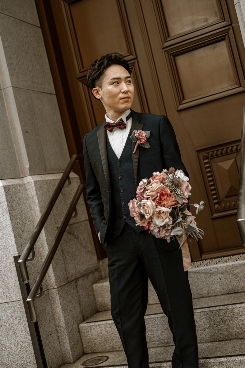 ご新郎様ソロショット☆