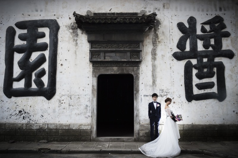 中国の前撮りでよく撮影されている場所です☆