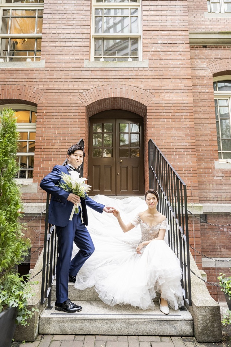 三菱一号館で階段ショット☆