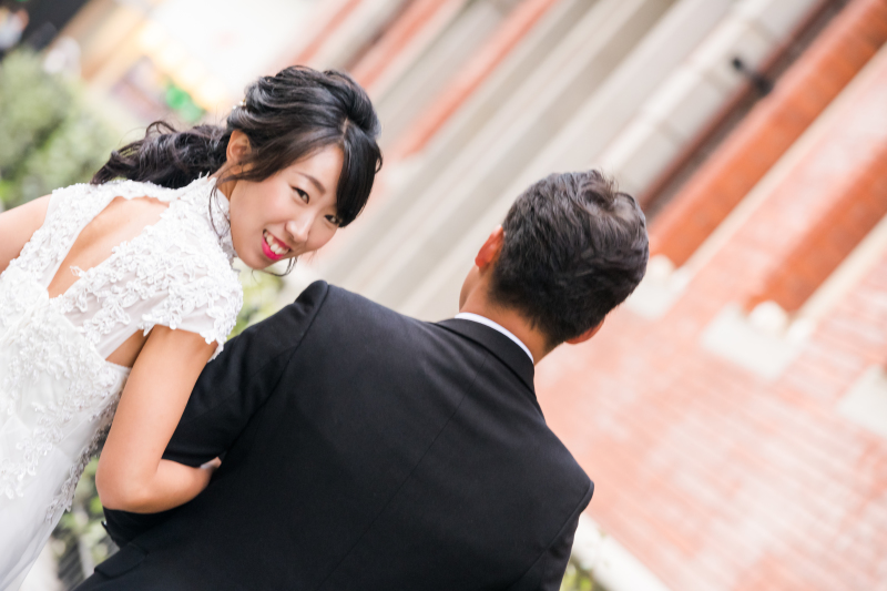 ご新郎様の凛々しいバックショット☆