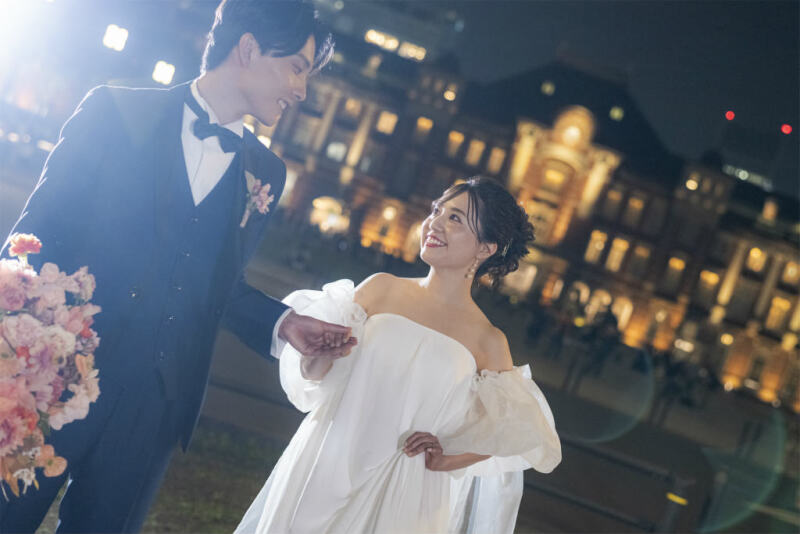 輝きの中でエスコートショット