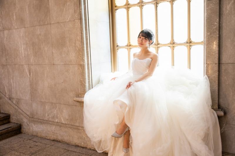 ご新婦様のソロショットからスタート!