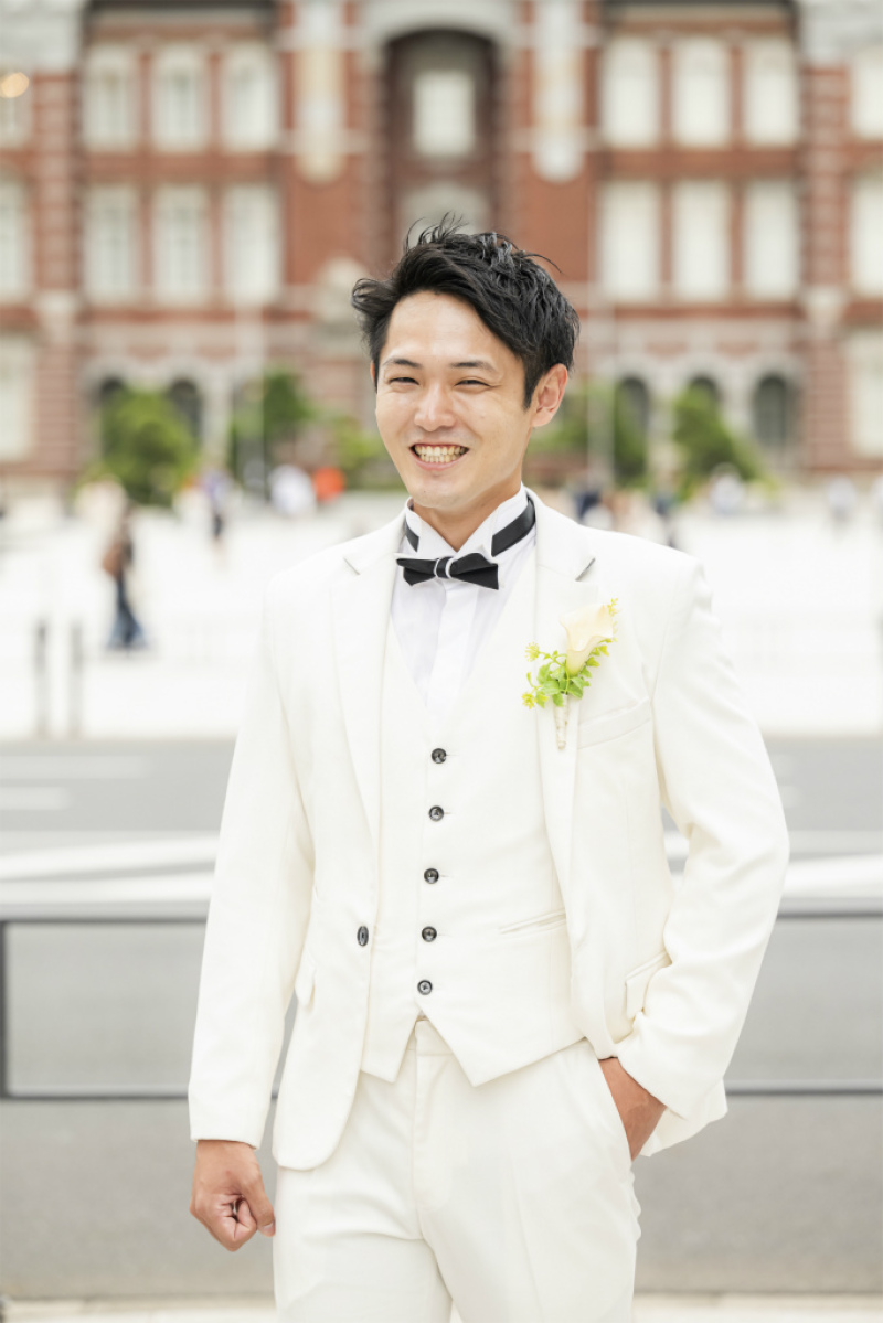 ご新郎様ソロショット