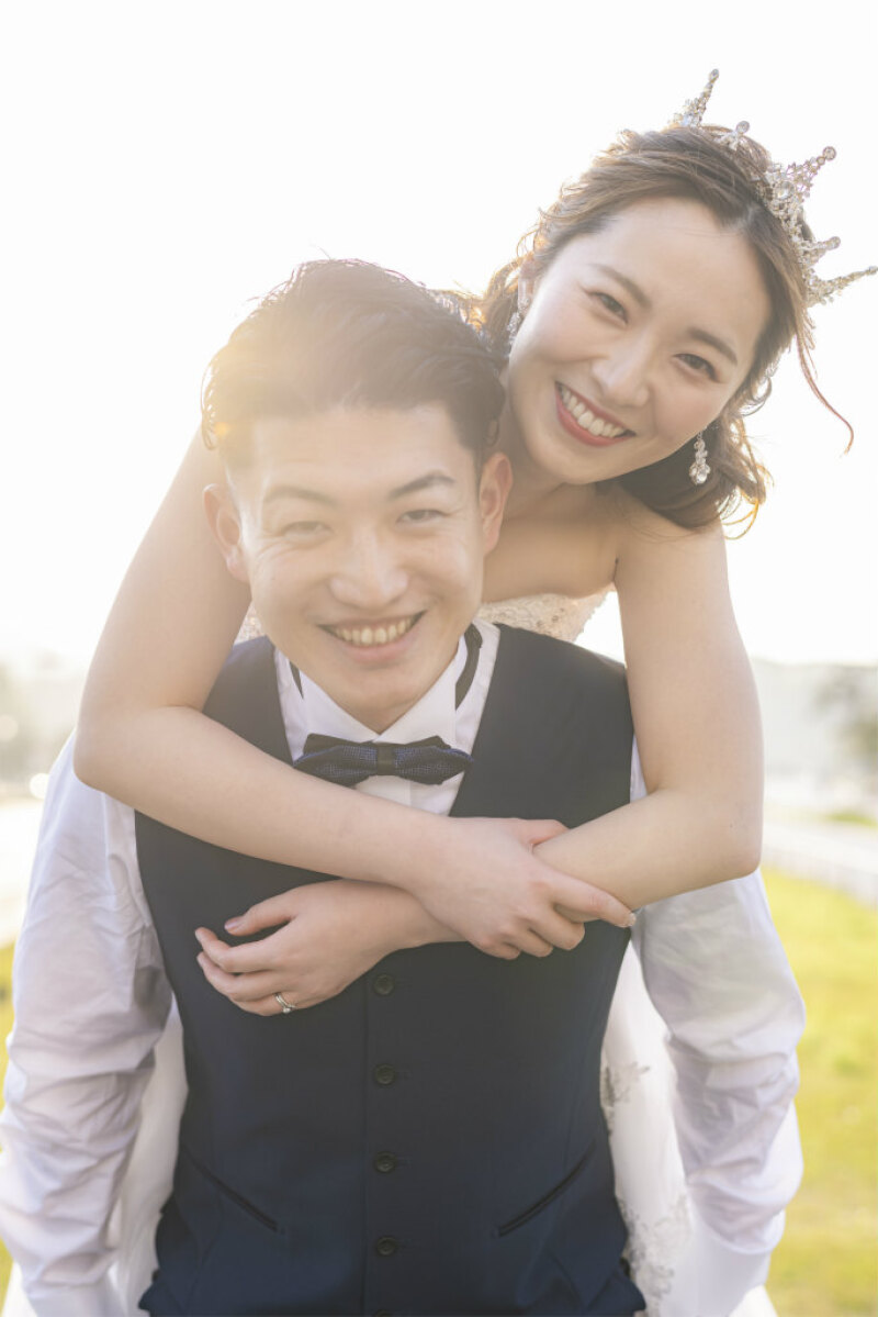 おんぶショット