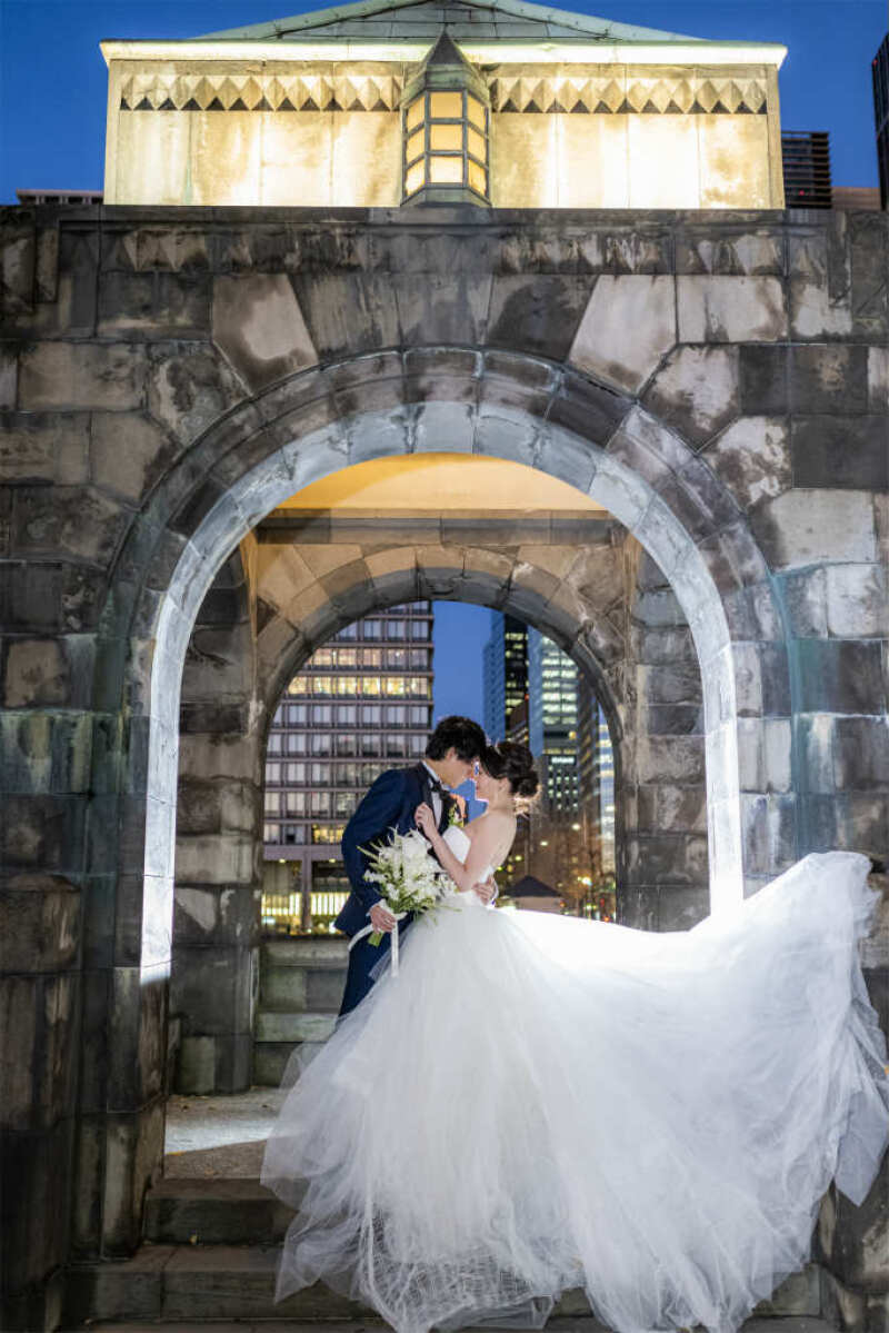 和田倉門で王道ショット！