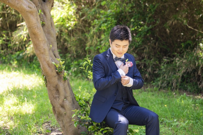 ご新郎様ソロショット！